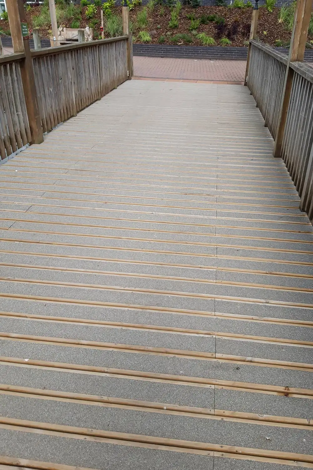 Non-slip decking walkway at Center Parcs Whinfell Forest